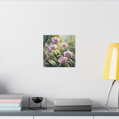 Matte Wall Canvas - Orchid - Bloom and Grow Collection