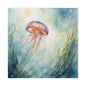 Matte Wall Canvas - Jellyfish - Neptune's Nursery Collection