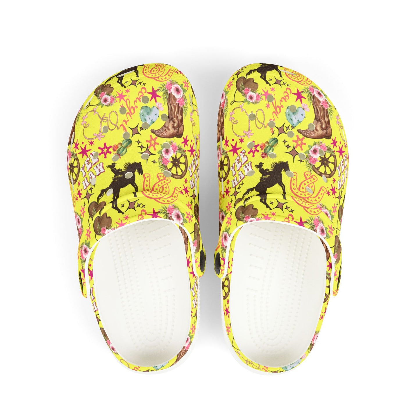 Kid's Foam Clogs - Cowgirl - Butter
