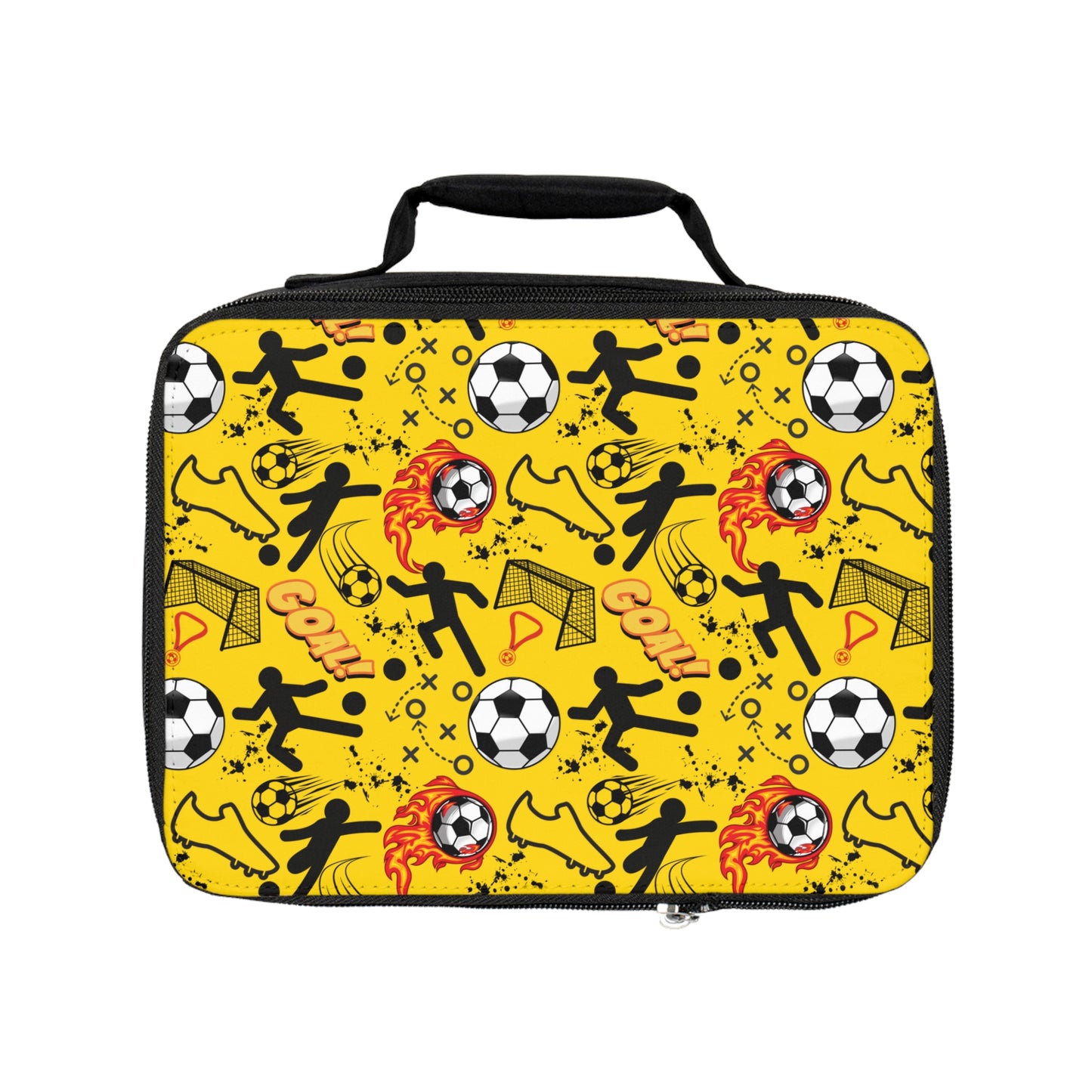 Lunch Bag - Soccer - Gold