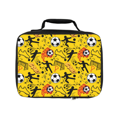 Lunch Bag - Soccer - Gold