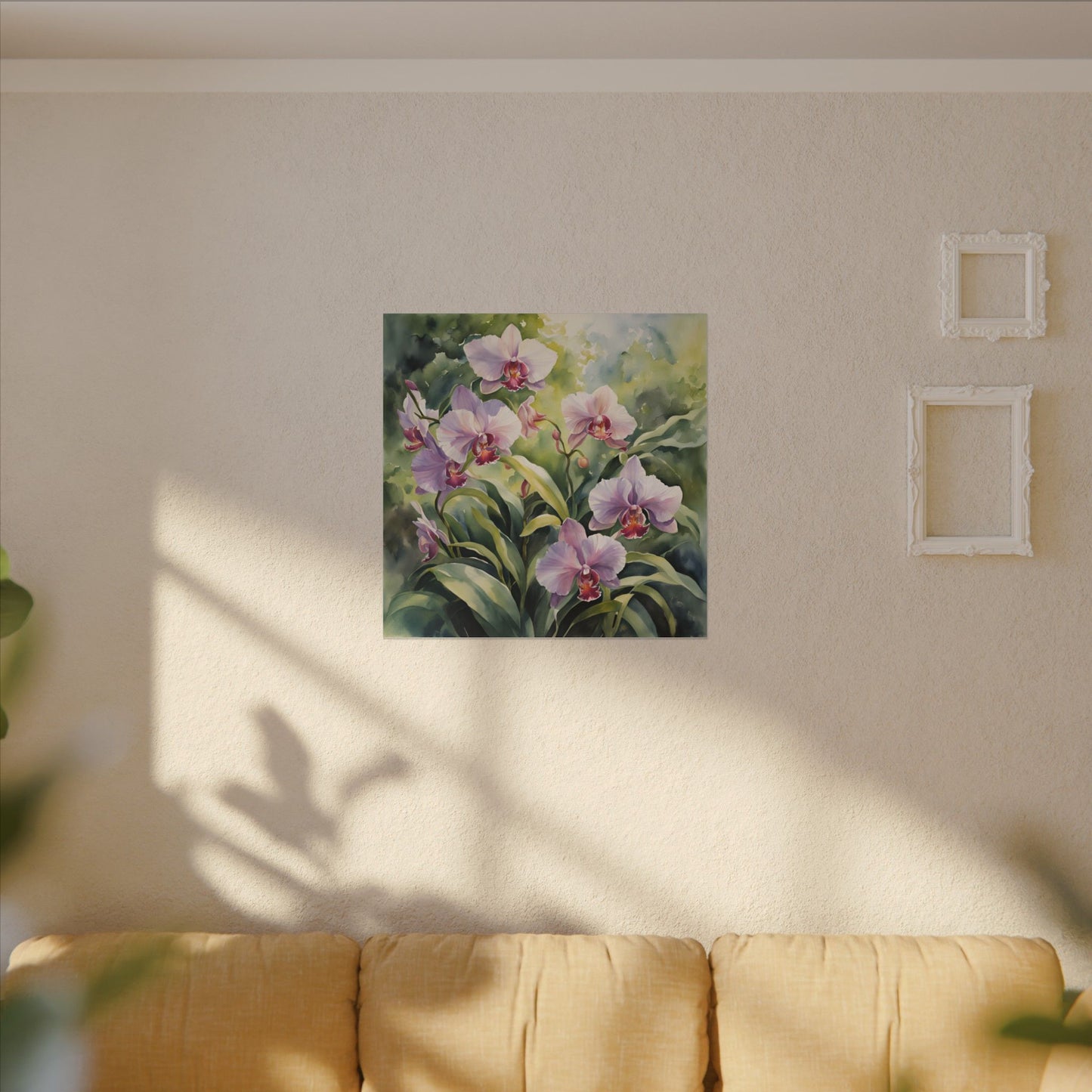 Matte Wall Canvas - Orchid - Bloom and Grow Collection