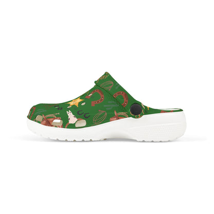 Kid's Foam Clogs - Cowboy - Forest