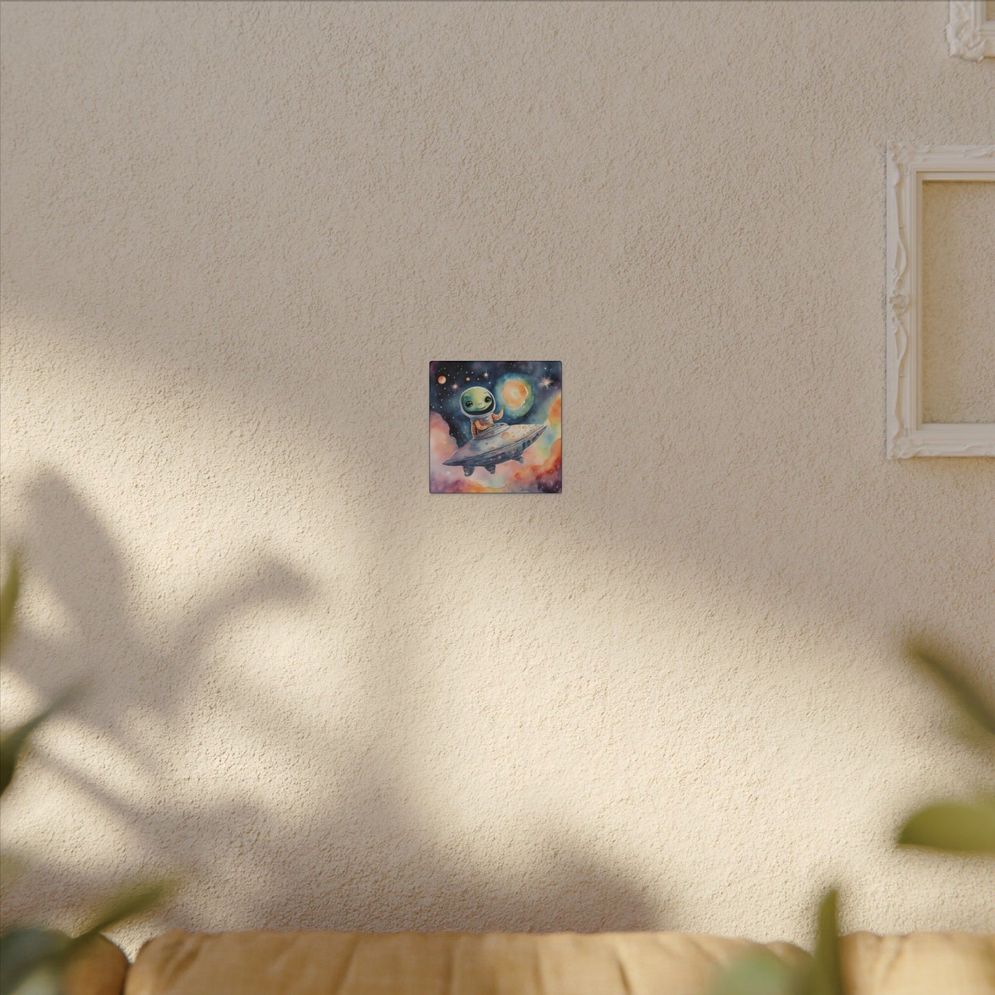 Matte Wall Canvas - Friendly Alien - Beyond the Stars Collection