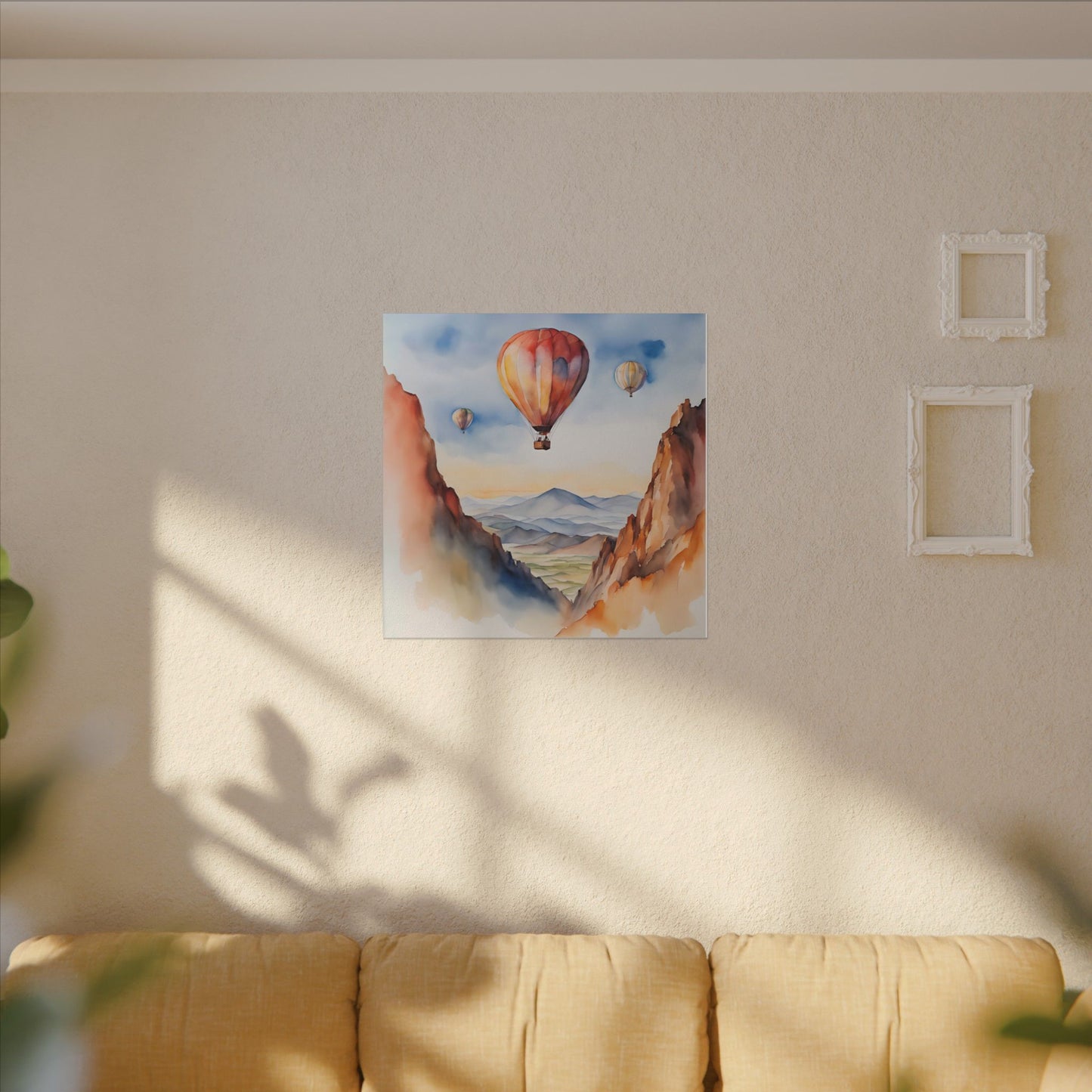 Matte Wall Canvas - Hot Air Balloons - Wheels & Wings Collection