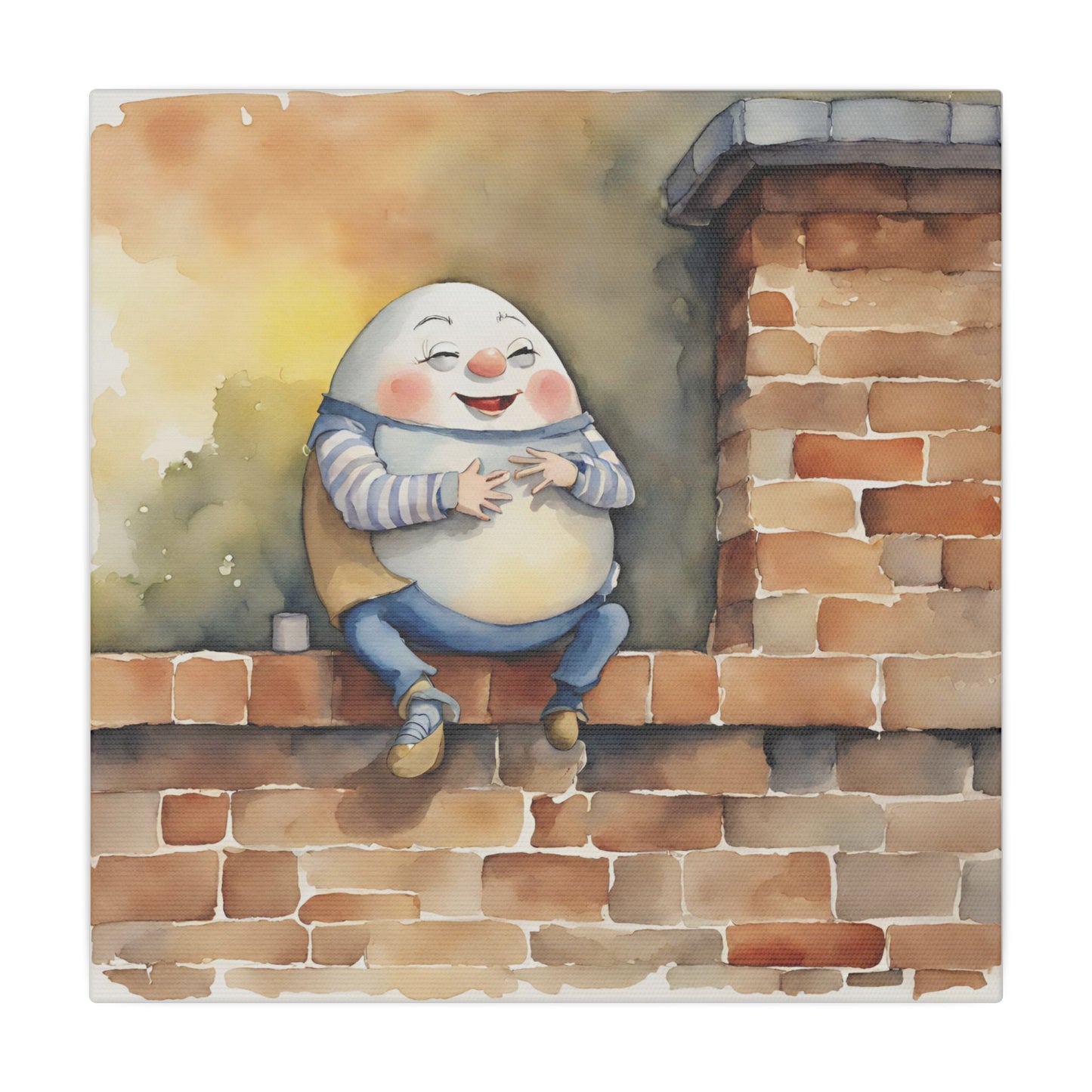 Matte Wall Canvas - Humpty Dumpty - Nursery Rhymes Collection