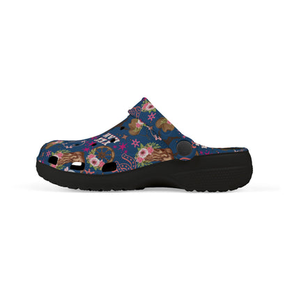 Kid's Foam Clogs - Cowgirl - Denim
