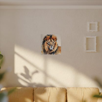 Matte Wall Canvas - Lion's Mane - African Safari Collection