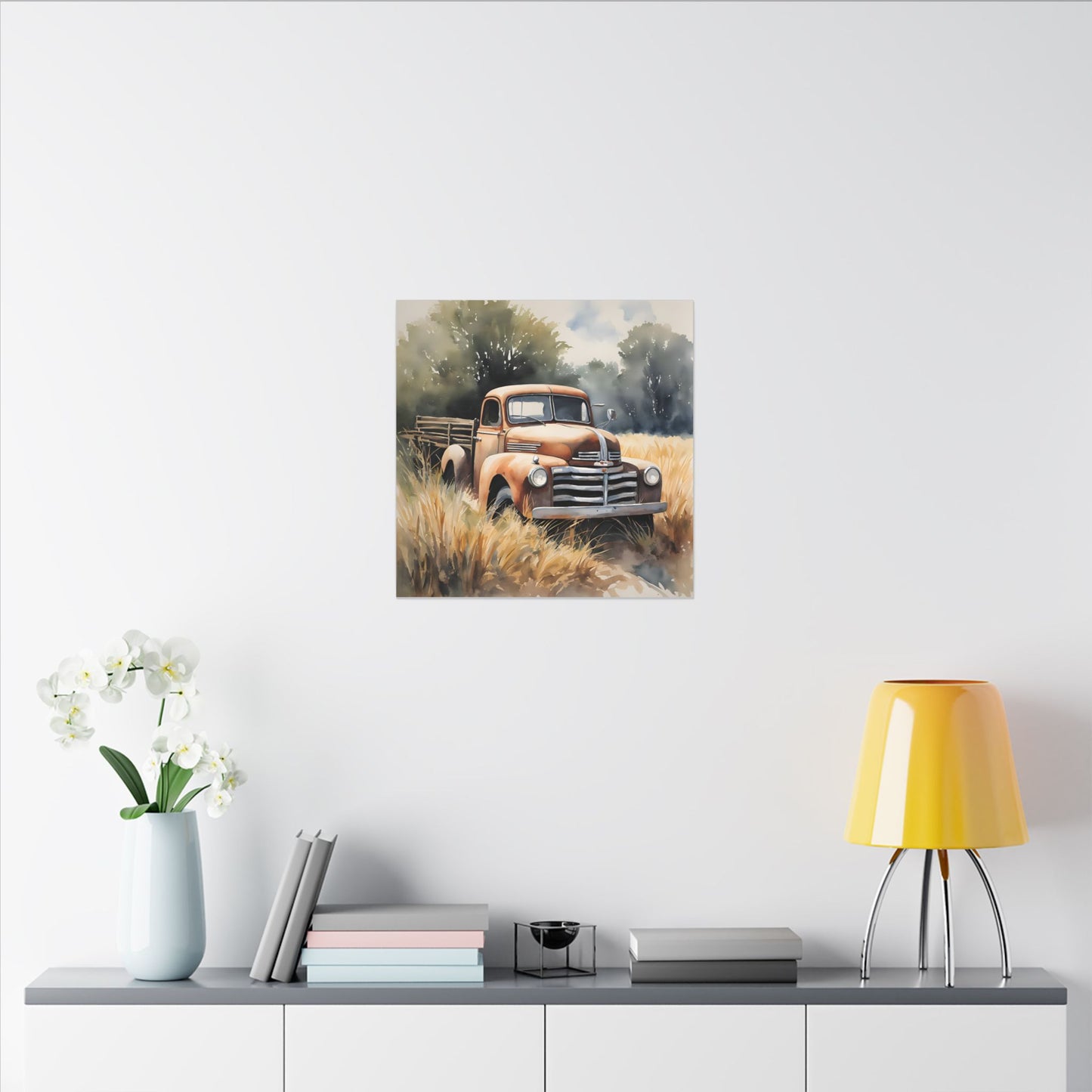Matte Wall Canvas - Good Old Truck - Wheels & Wings Collection