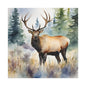 Matte Wall Canvas - Elk - The Great Outdoors Collection