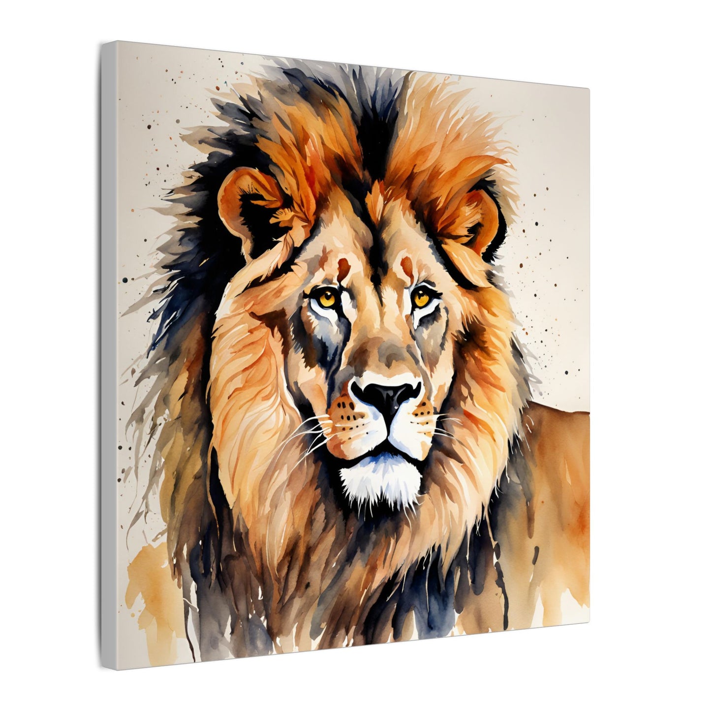 Matte Wall Canvas - Lion's Mane - African Safari Collection