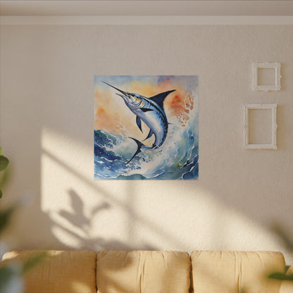 Matte Wall Canvas - Swordfish - The Great Outdoors Collection