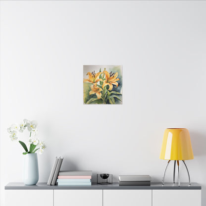 Matte Wall Canvas - Calla Lily - Bloom and Grow Collection