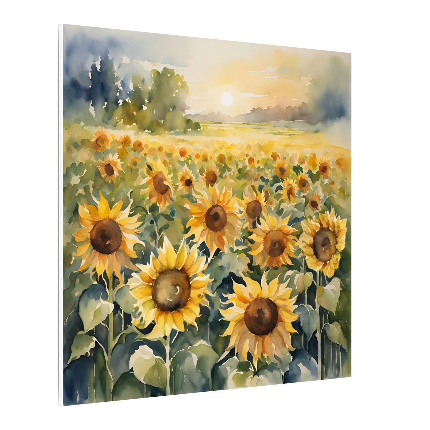 Matte Wall Canvas - Sunflower - Bloom and Grow Collection