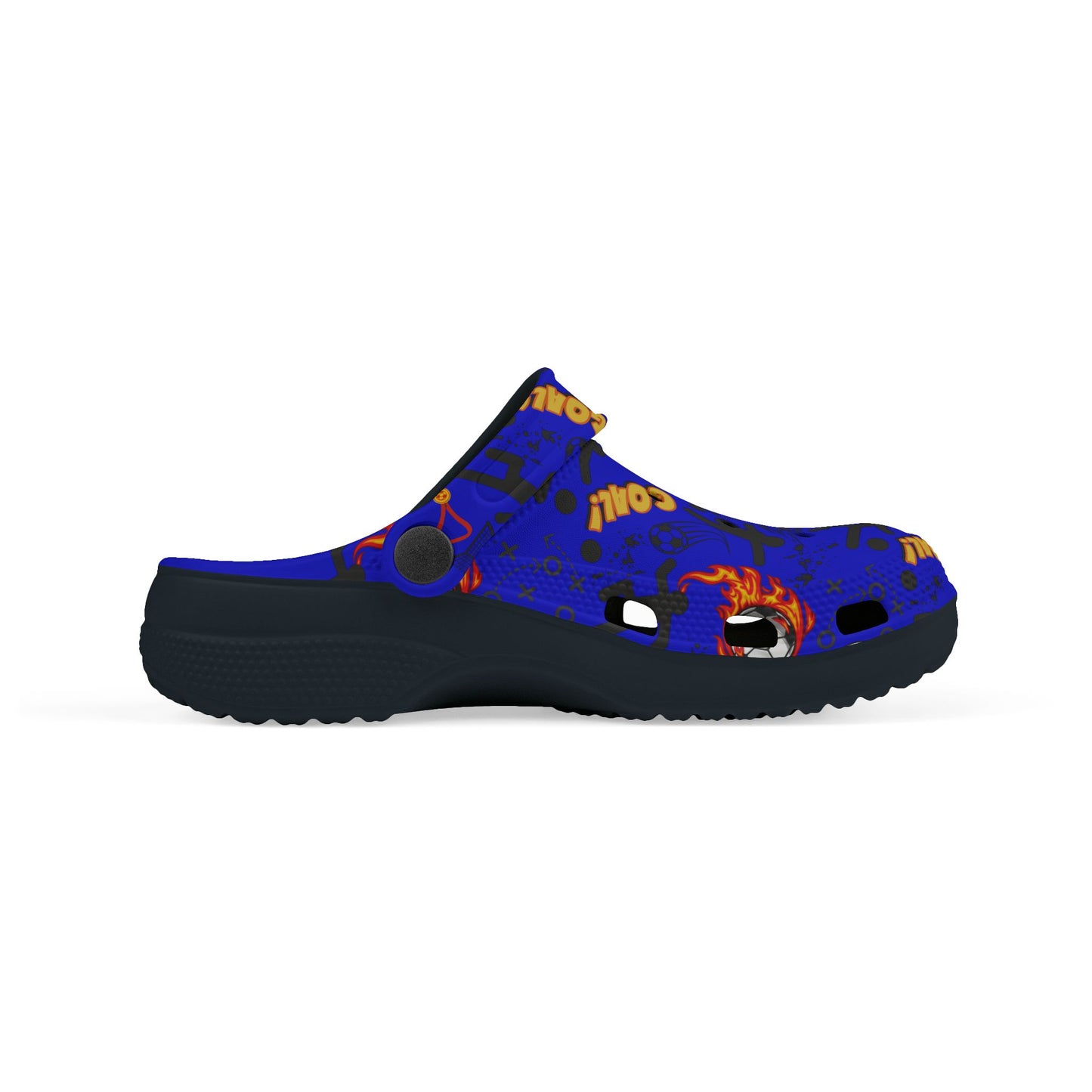 Kid's Foam Clogs - Soccer - True Blue