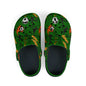 Kid's Foam Clogs - Soccer - True Green