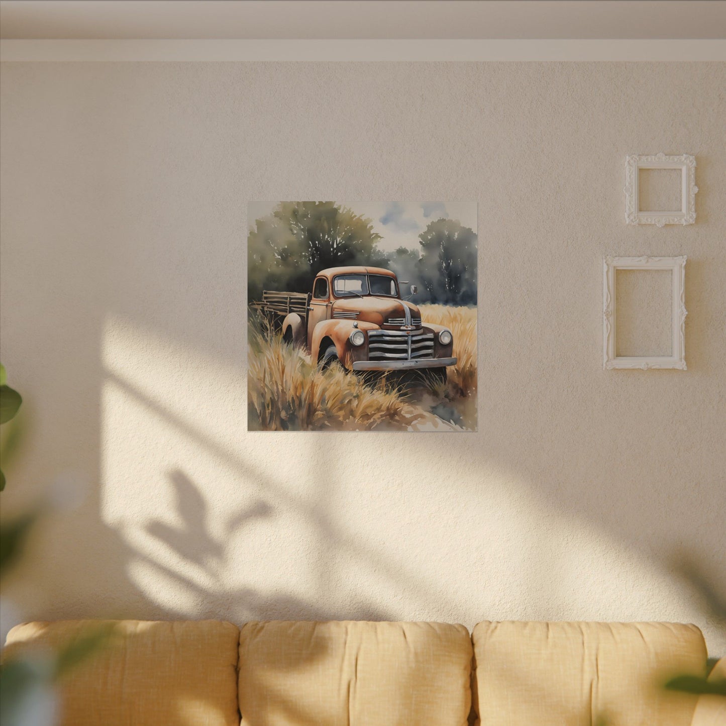 Matte Wall Canvas - Good Old Truck - Wheels & Wings Collection