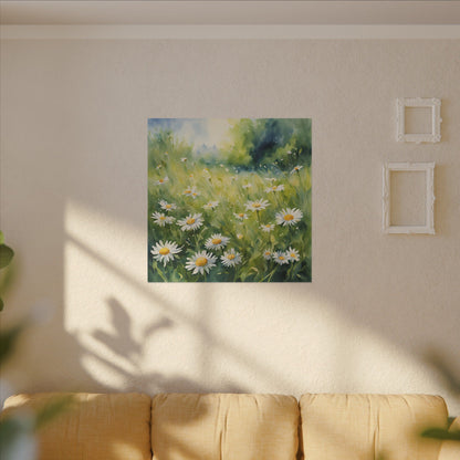 Matte Wall Canvas - Daisy - Bloom and Grow Collection