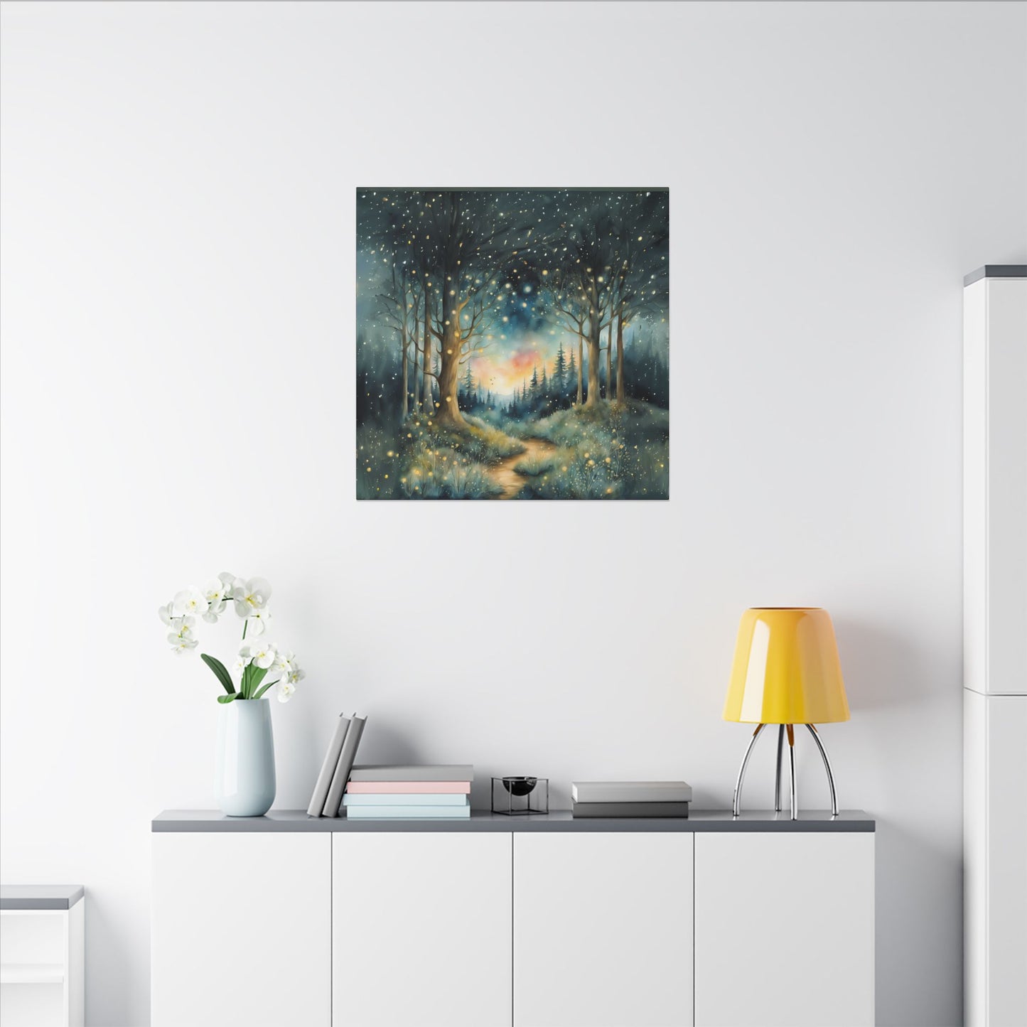 Matte Wall Canvas - Whimsical Forest