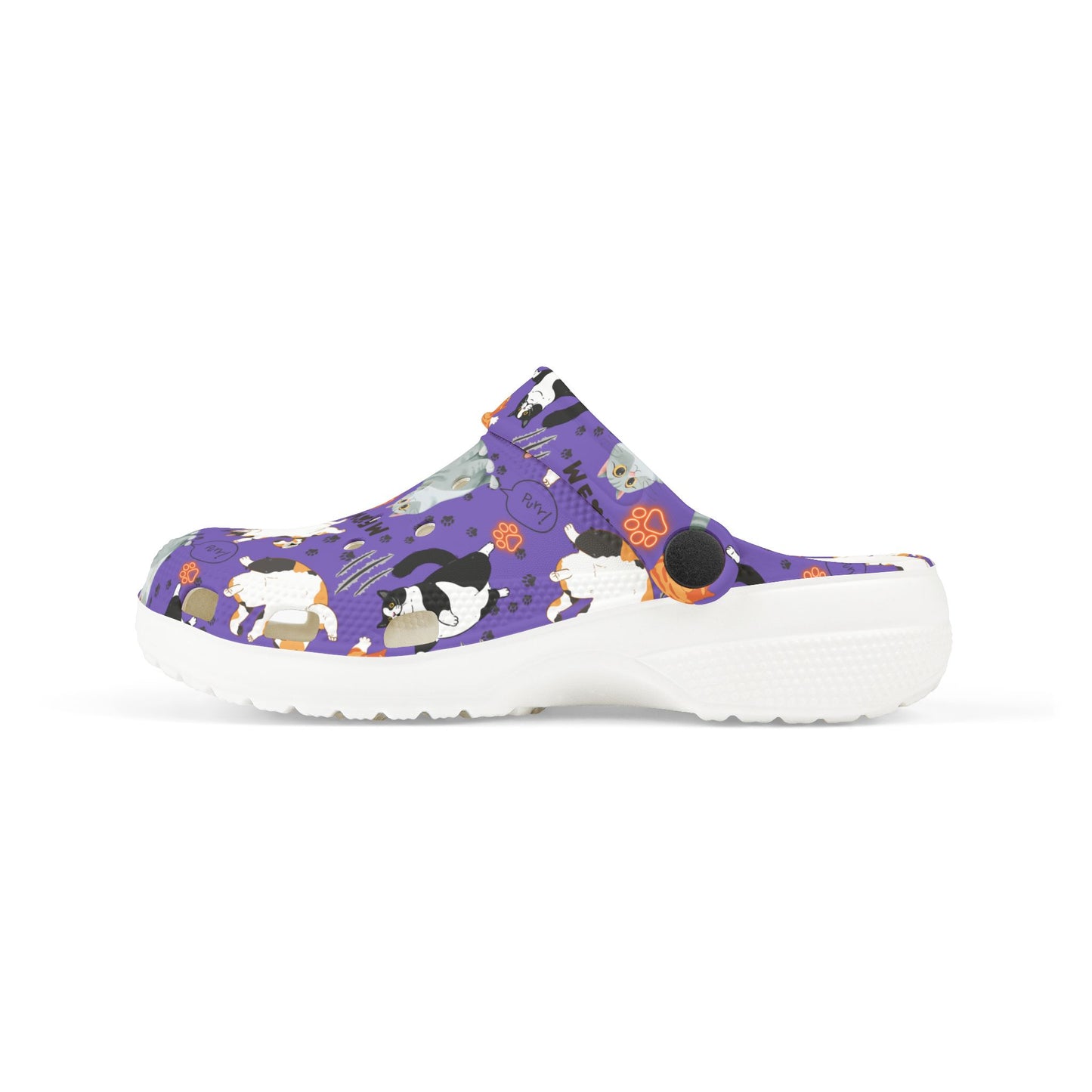 Kid's Foam Clogs - Fat Cat - Periwinkle