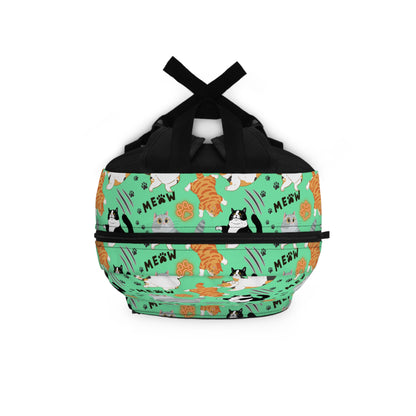 Backpack - Fat Cat - Mint Green