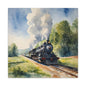 Matte Wall Canvas - Train has left the Station - Wheels & Wings Collection