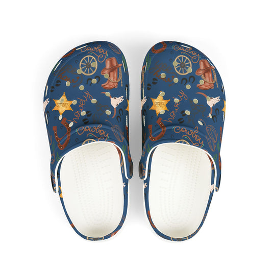 Kid's Foam Clogs - Cowboy - Denim