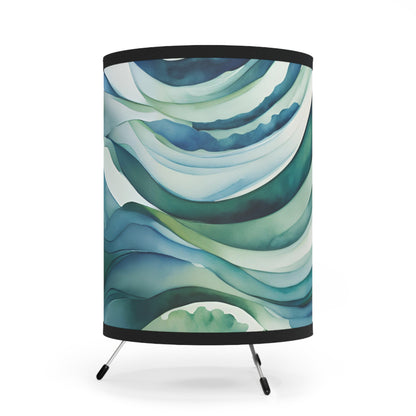 Tripod Lamp - Waves - Neptune's Nursery Collection