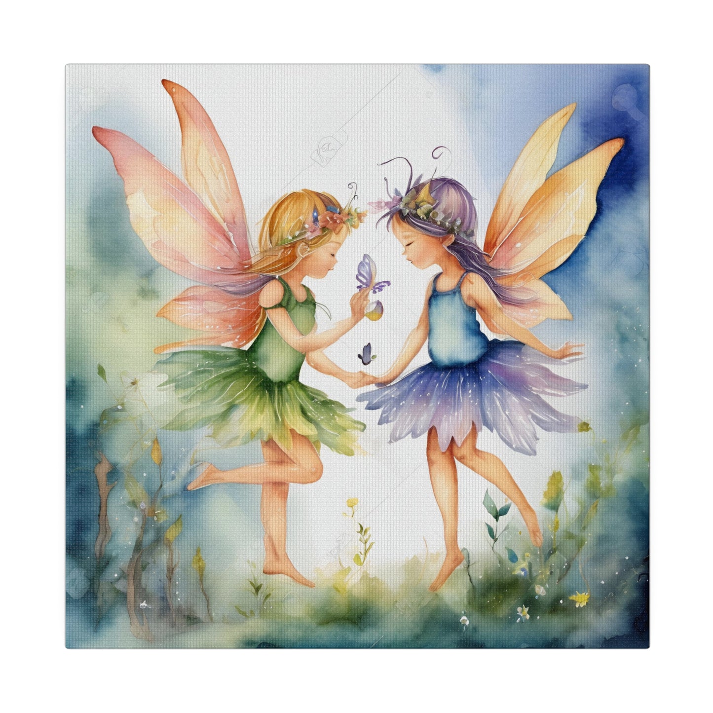 Matte Wall Canvas - Fae Friendship