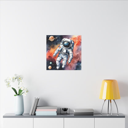 Matte Wall Canvas - Astronaut - Beyond the Stars Collection