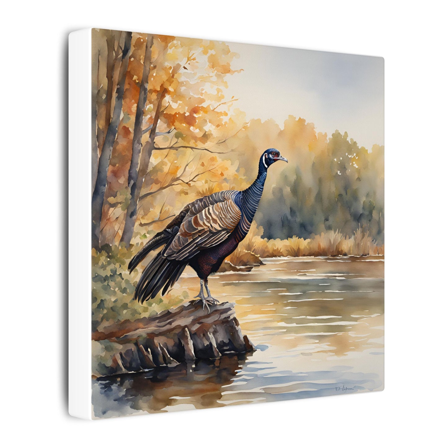 Matte Wall Canvas - Wild Turkey - The Great Outdoors Collection