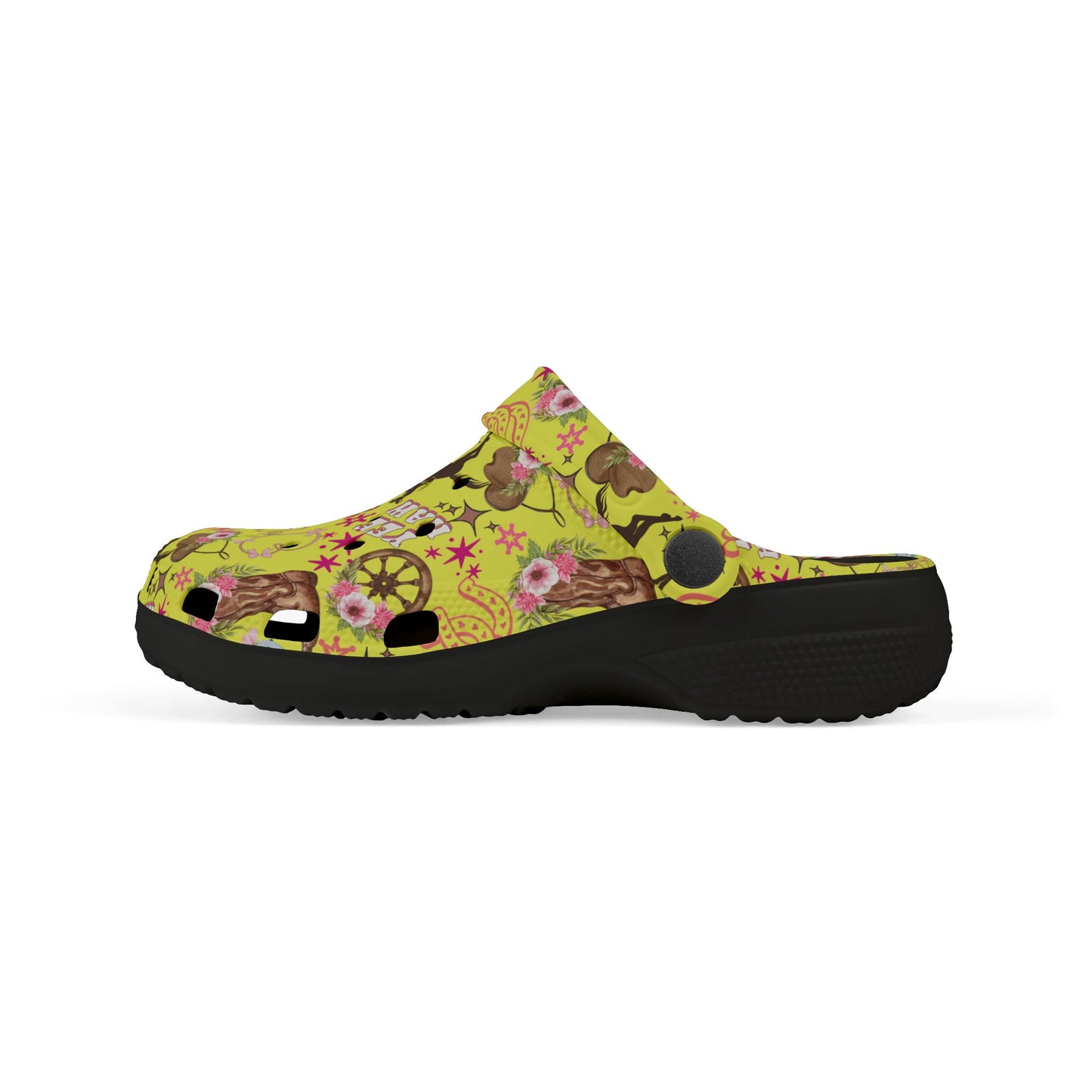 Kid's Foam Clogs - Cowgirl - Butter