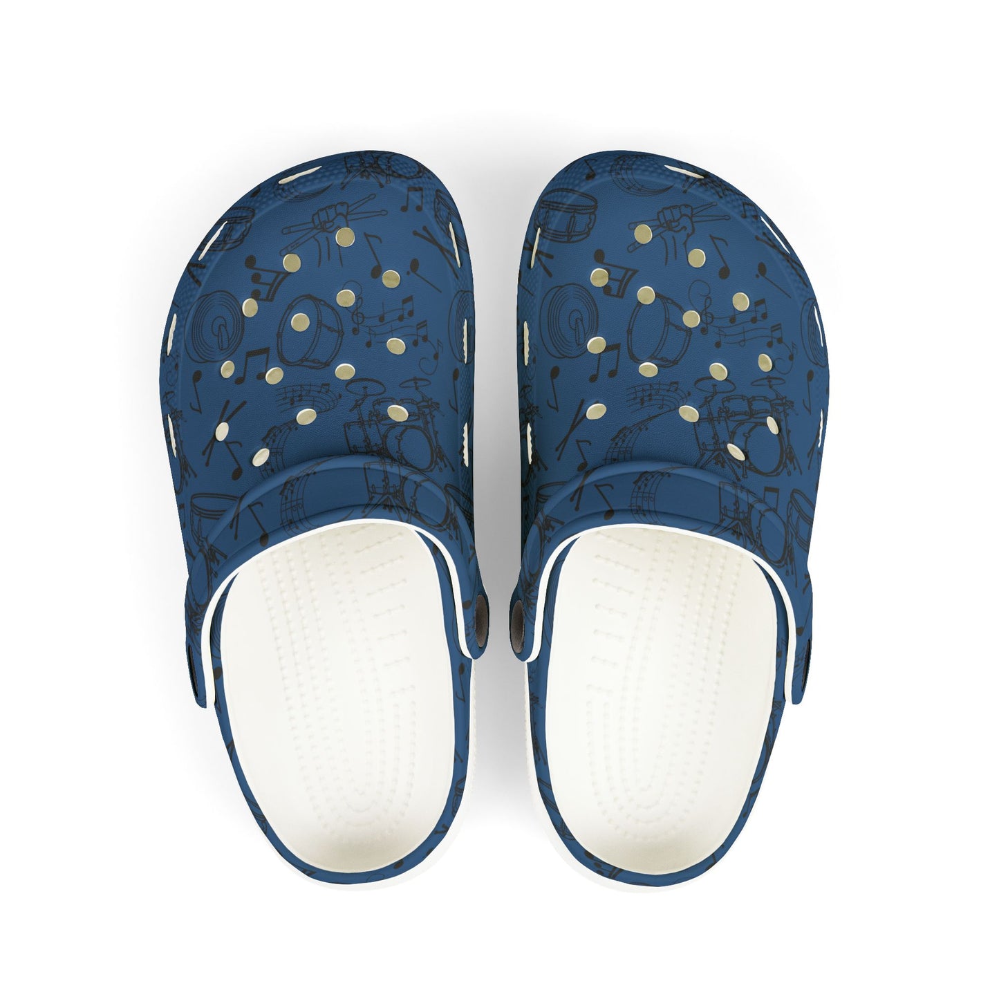 Kid's Foam Clogs - Drums - Denim