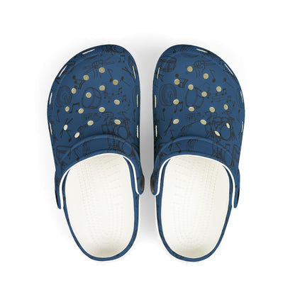Kid's Foam Clogs - Drums - Denim