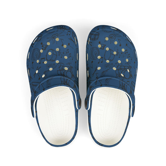 Kid's Foam Clogs - Drums - Denim