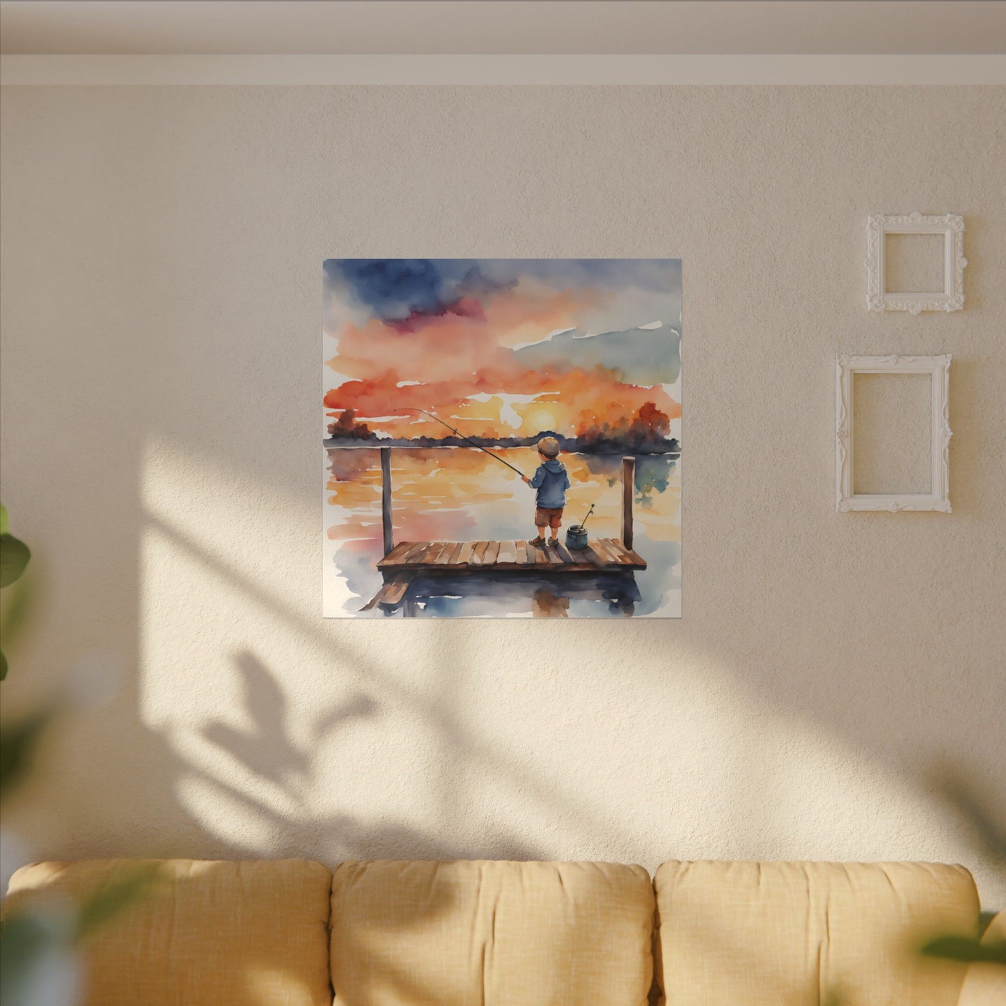 Matte Wall Canvas - Fishing - The Great Outdoors Collection