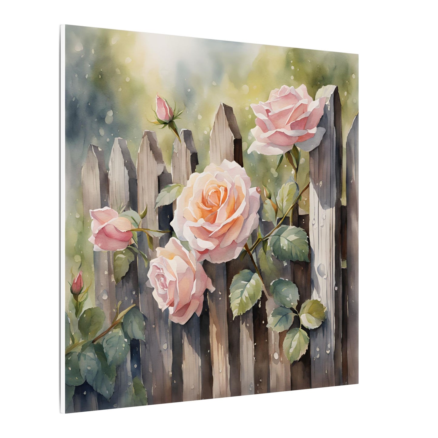 Matte Wall Canvas - Rose - Bloom and Grow Collection