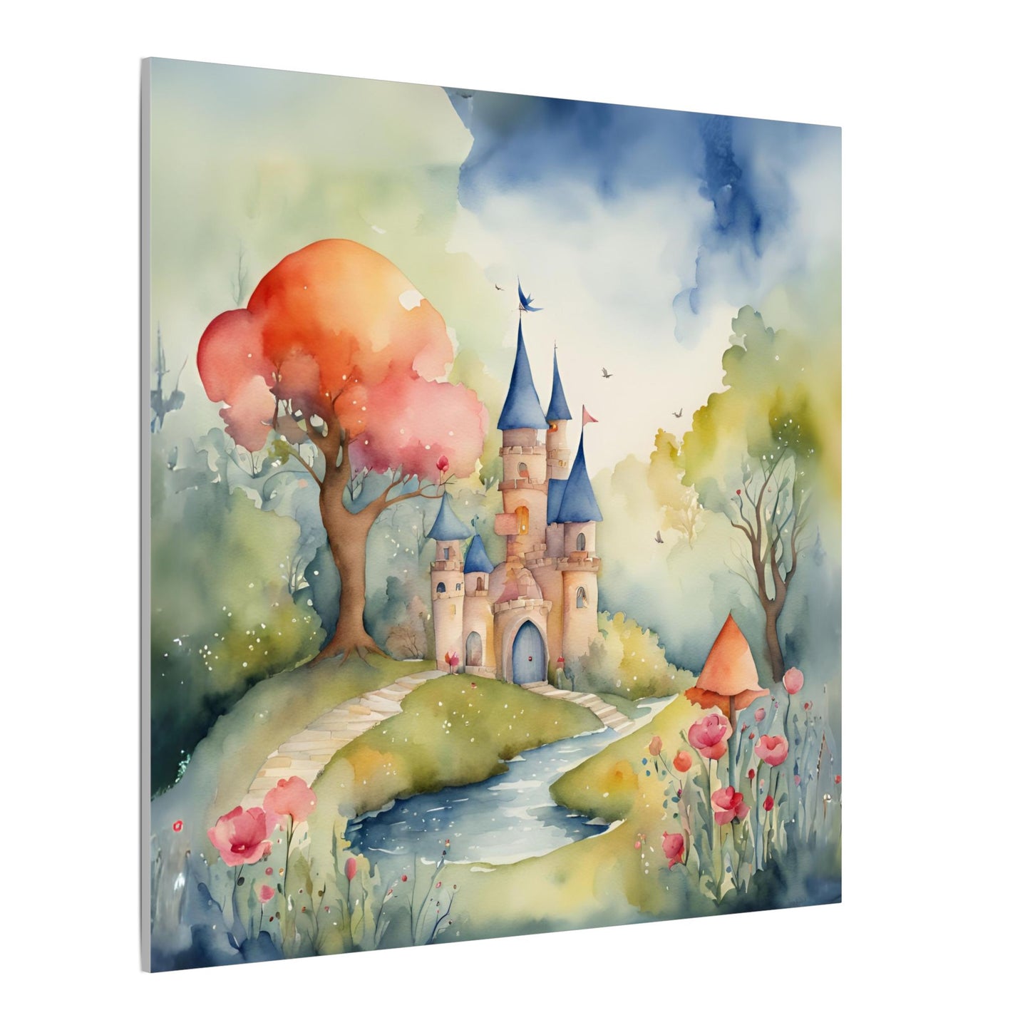 Matte Wall Canvas - Castlescape - Storybook Dreams Collection