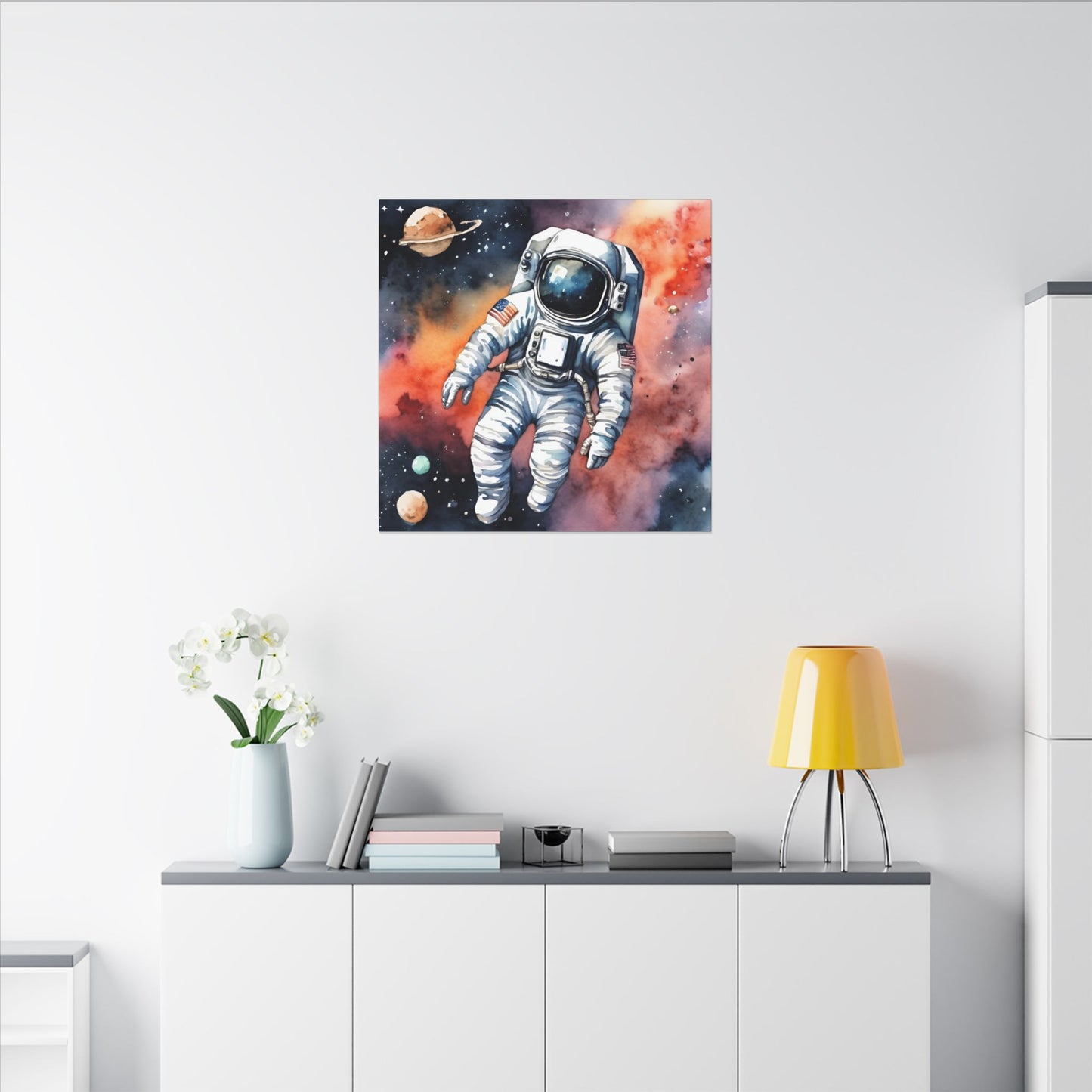 Matte Wall Canvas - Astronaut - Beyond the Stars Collection