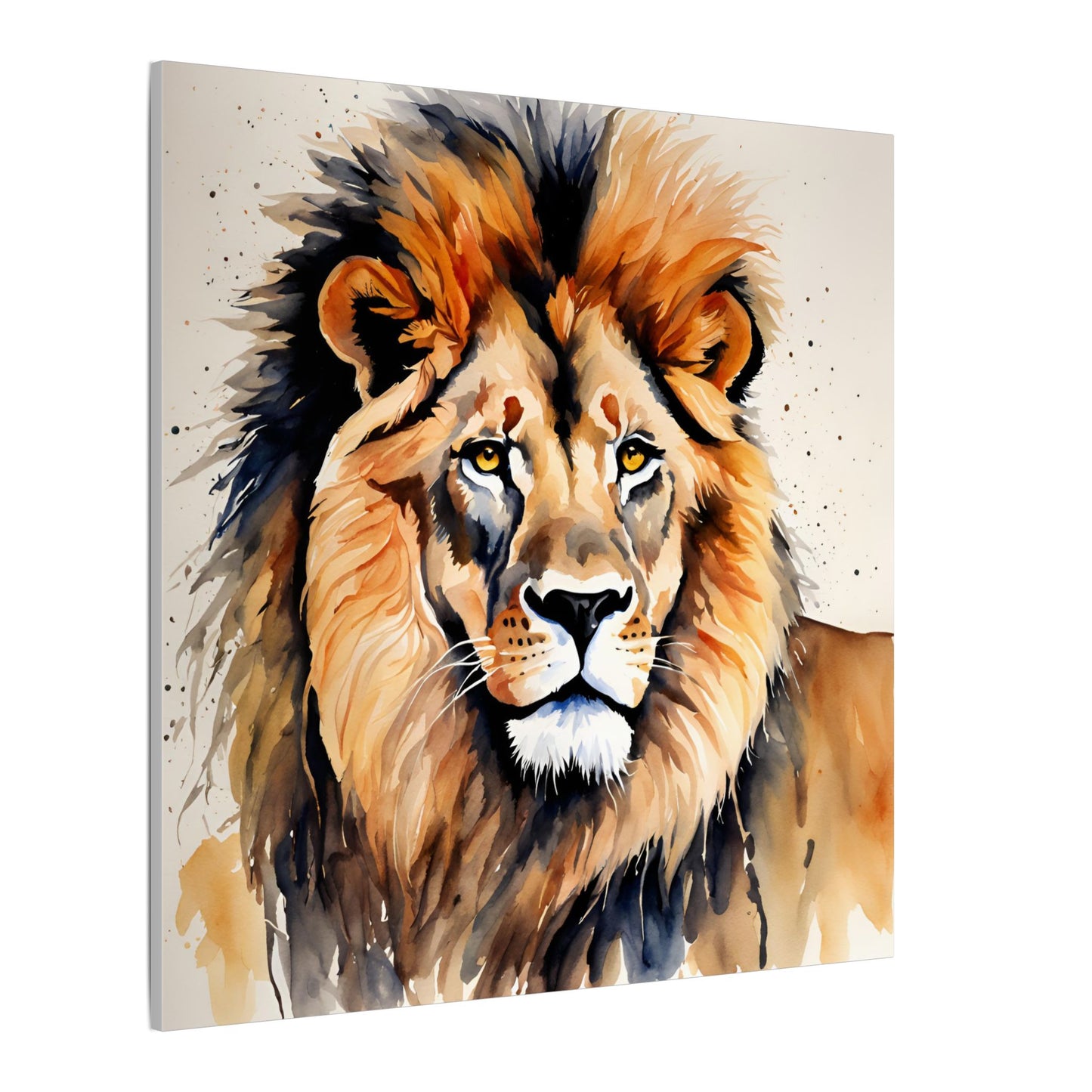 Matte Wall Canvas - Lion's Mane - African Safari Collection