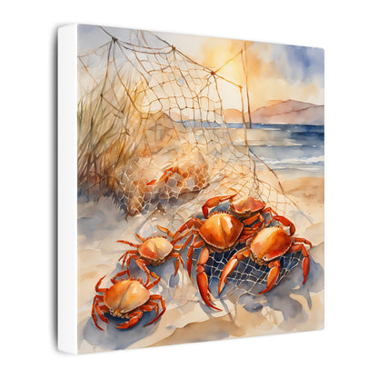 Matte Wall Canvas - Crabbin - The Great Outdoors Collection