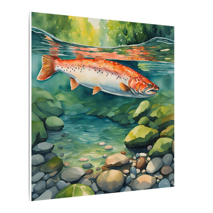 Matte Wall Canvas - Salmon - The Great Outdoors Collection