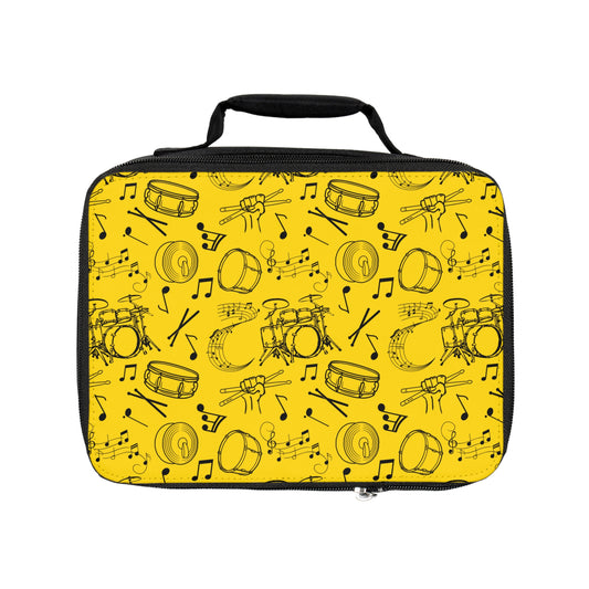 Lunch Bag - Drums - Gold