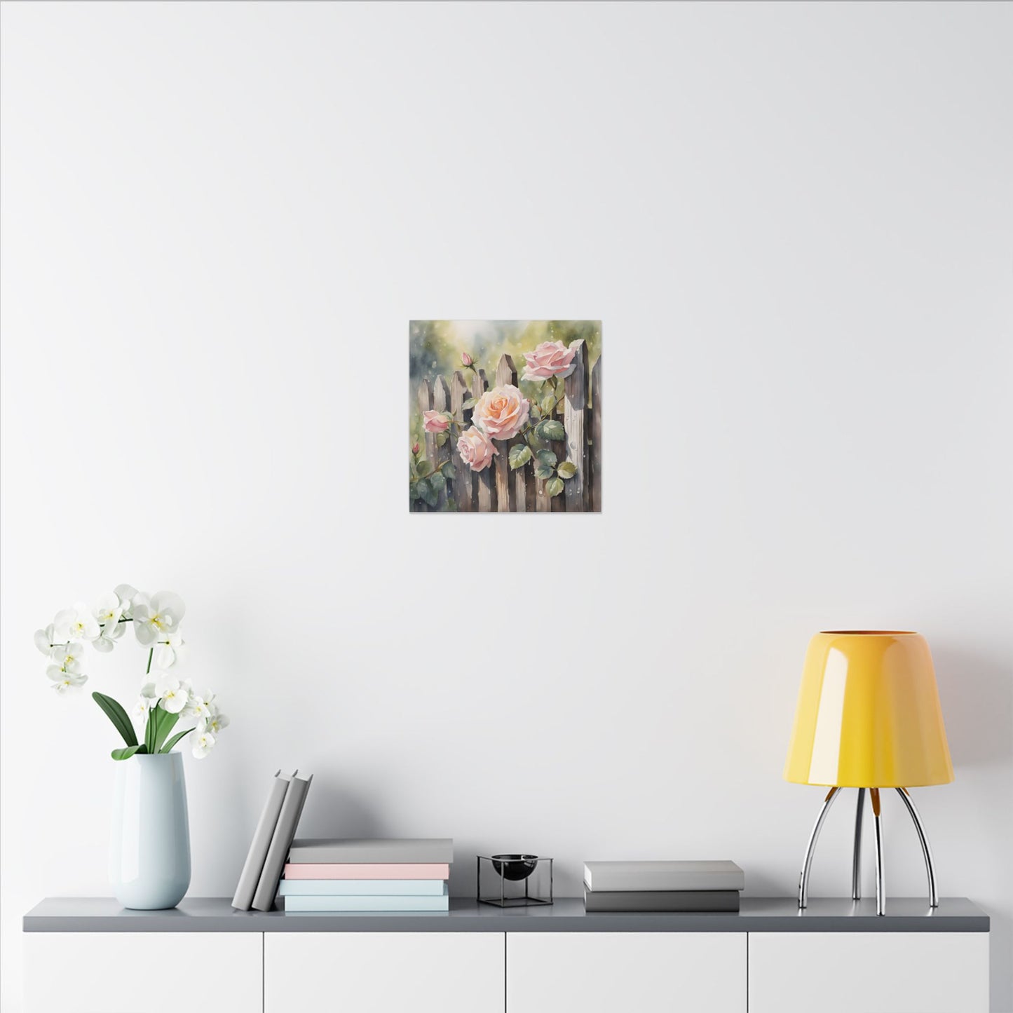 Matte Wall Canvas - Rose - Bloom and Grow Collection