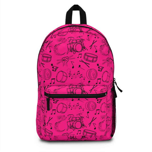 Backpack - Drums - Hot Pink