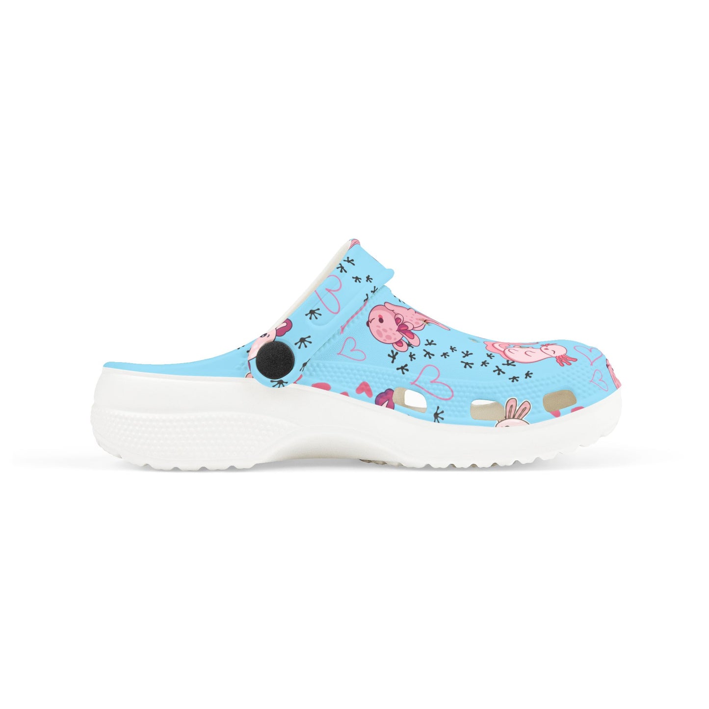 Kid's Foam Clogs - Axolotl - Arctic Blue