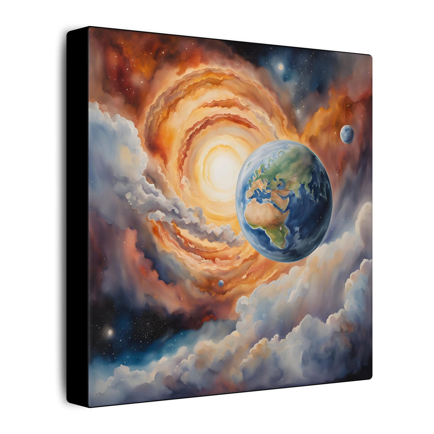 Matte Wall Canvas - Planet Earth - Beyond the Stars Collection