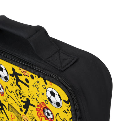 Lunch Bag - Soccer - Gold