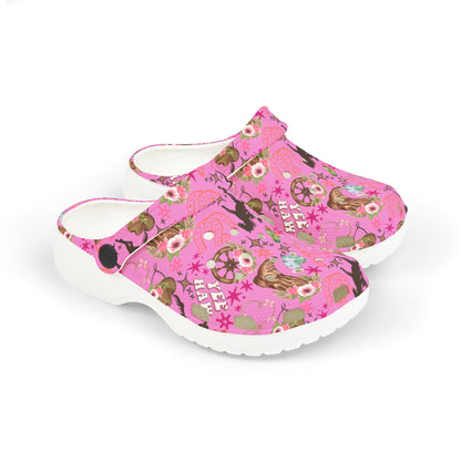 Kid's Foam Clogs - Cowgirl - Bubblegum