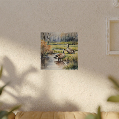 Matte Wall Canvas - Geese - The Great Outdoors Collection